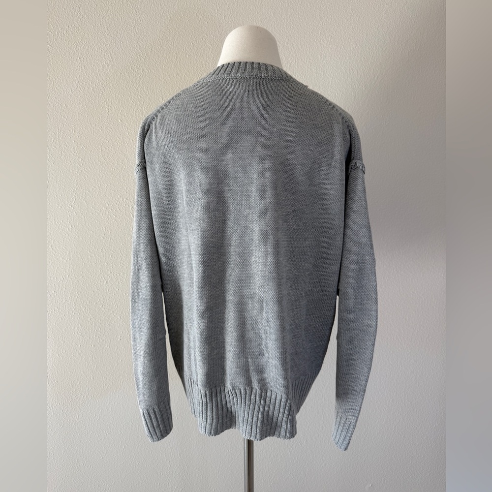 NWT Le Lis Collection Crewneck Pullover Sweater, Gray, XS - Picture 8 of 10